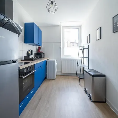 Bleu Oceane - Wifi - Gare - 3 Lits - Equipe