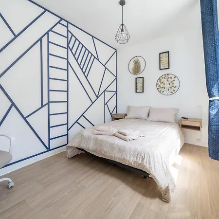 Bleu Oceane - Wifi - Gare - 3 Lits - Equipe *