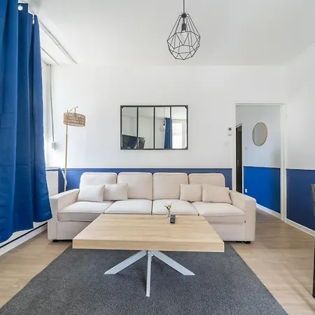Appartement Bleu Oceane - Wifi - Gare - 3 Lits - Equipe