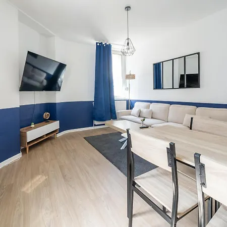 Bleu Oceane - Wifi - Gare - 3 Lits - Equipe