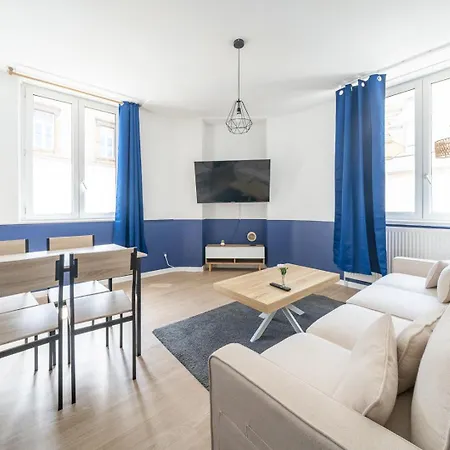 Bleu Oceane - Wifi - Gare - 3 Lits - Equipe Appartement *