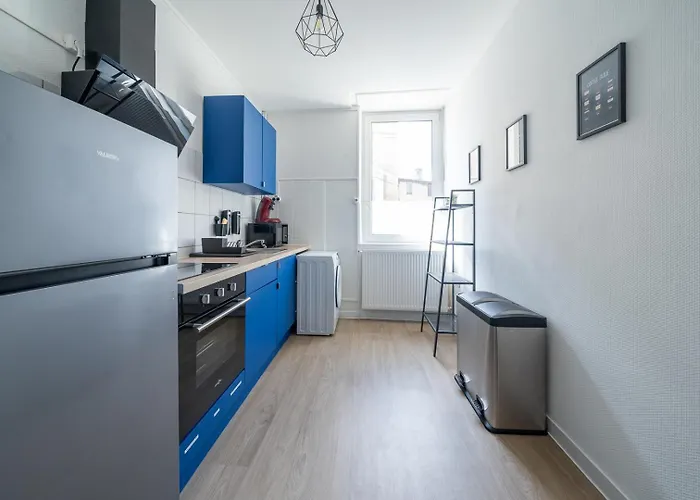 Bleu Oceane - Wifi - Gare - 3 Lits - Equipe