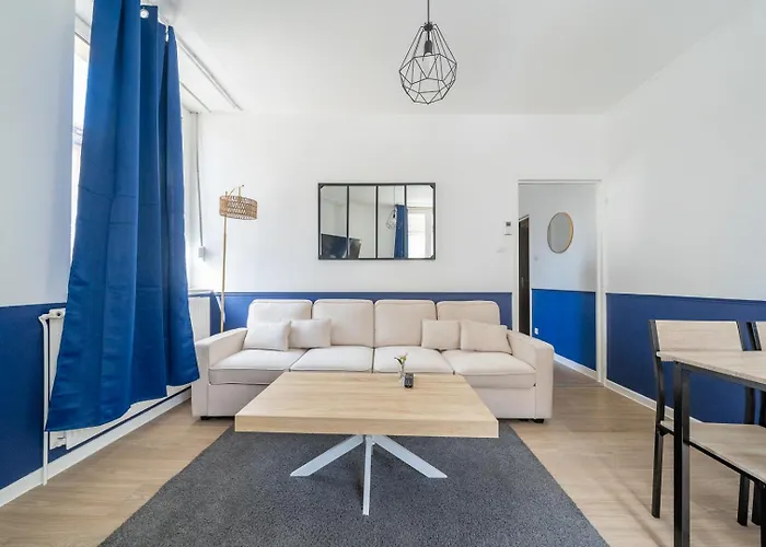 Апартаменты Bleu Oceane - Wifi - Gare - 3 Lits - Equipe