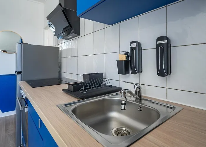 Bleu Oceane - Wifi - Gare - 3 Lits - Equipe Апартаменты *