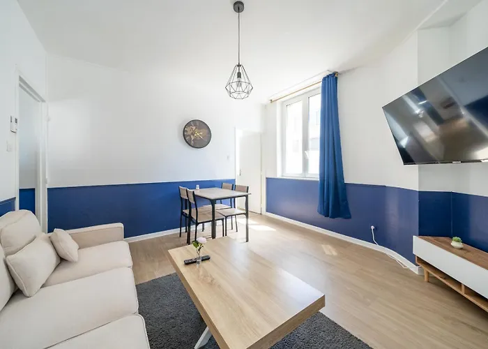 Bleu Oceane - Wifi - Gare - 3 Lits - Equipe Апартаменты Homecourt